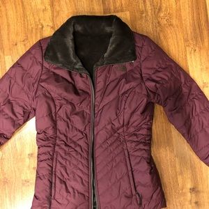 North face reversible winter coat